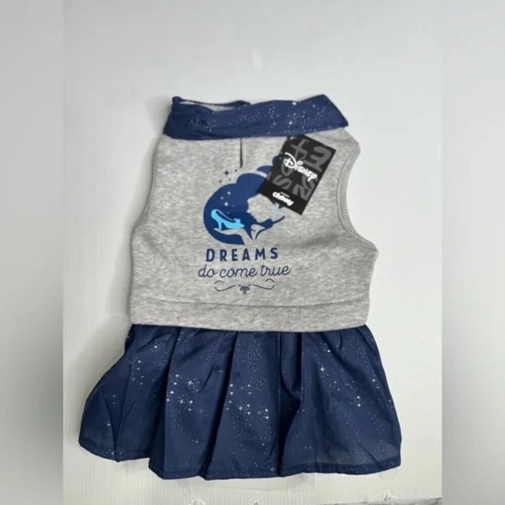 Disney Cinderella "Dreams Come True" Dog & Cat Sweatshirt Dress - Size Medium - Picture 4 of 13